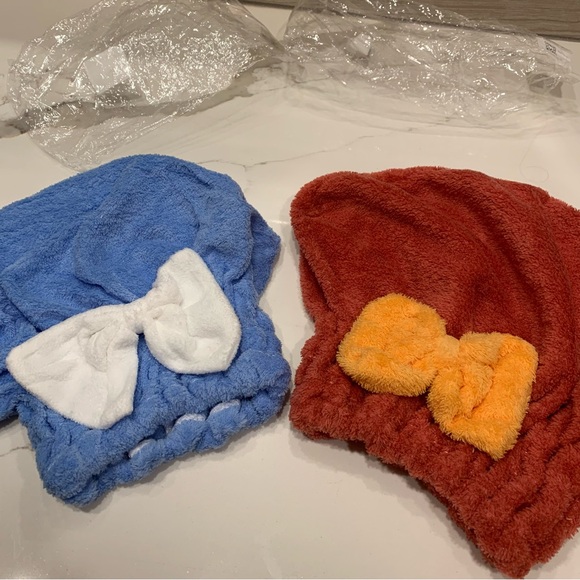 NWT. Microfiber Hair Cap - set of 2 - Picture 6 of 6